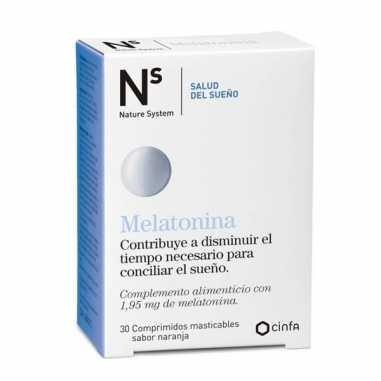 NS MELATONINA 1.95 MG 30 COMPRIMIDOS MASTICABLES