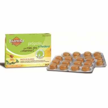 JUANOLA PROPOLIS HIEDRA PASTILLAS BLANDAS MIEL...