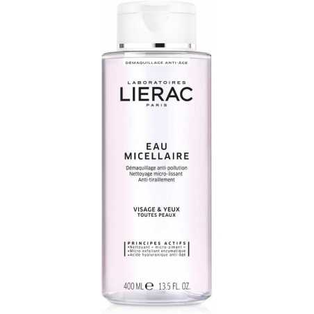 LIERAC DESMAQUILLANTE AGUA MICELAR 400 ML