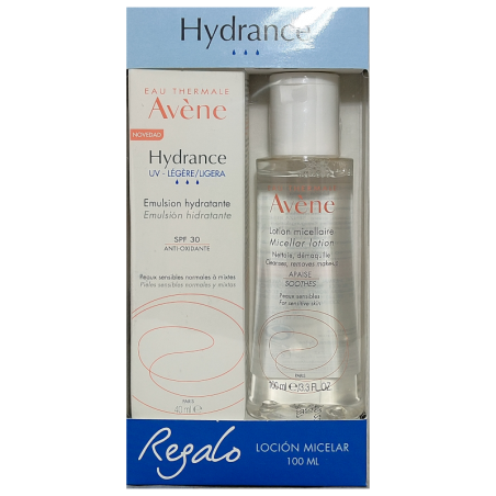 Avene Hydrance Emulsión hidratante ligera + Loción Micelar
