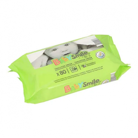 BABYSMILE TOALLITAS HUMEDAS 80 UDS