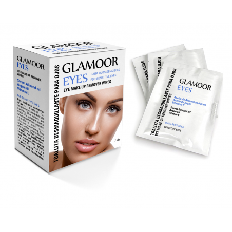 GLAMOOR EYES TOALLITAS DESMAQUILLANTES OJOS 7 UDS