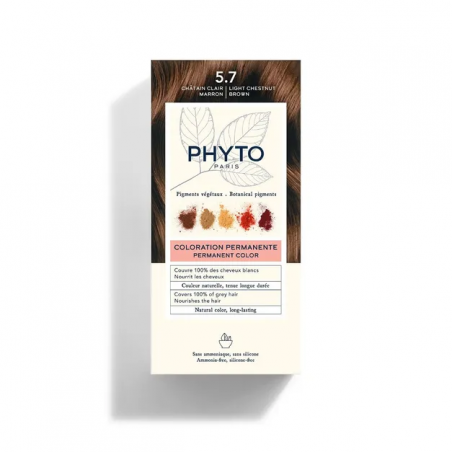 PHYTO COLOR 5.7 CASTAÑO CLARO MARRON