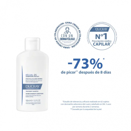 DUCRAY KELUAL DS CHAMPU 100ML