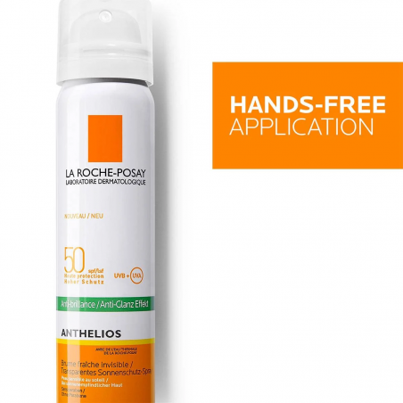 LA ROCHE POSAY ANTHELIOS BRUMA FACIAL INVISIBLE SPF50 ANTIBRILLOS 75ML
