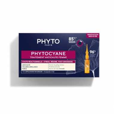 PHYTOCYANE TRATAMIENTO ANTICAIDA MUJER 12 AMPOLLAS