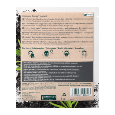 KNEIPP MASCARILLA FACIAL DETOX CARE 1 UNIDAD