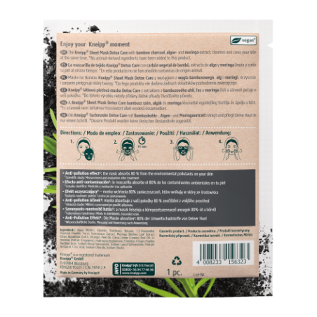 KNEIPP MASCARILLA FACIAL DETOX CARE 1 UNIDAD