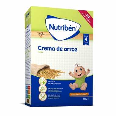 NUTRIBEN CREMA DE ARROZ SIN GLUTEN 300 GR