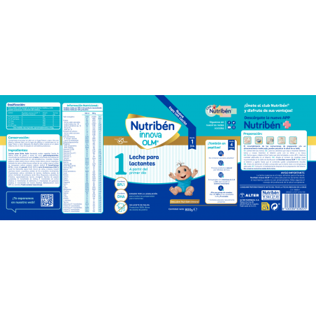 NUTRIBEN LECHE INNOVA 1 800 GR