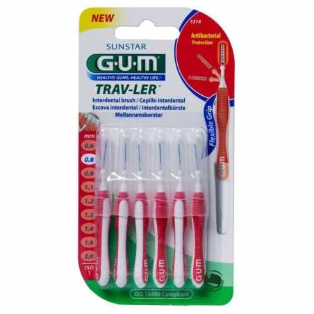 GUM CEPILLO INTERDENTAL 1314 TRAV-LER 0,8MM