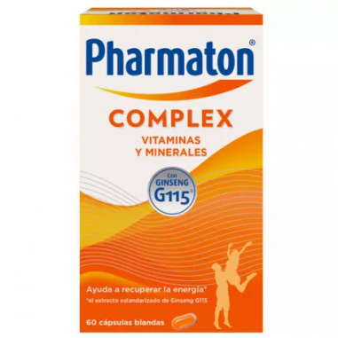 PHARMATON COMPLEX CON GINSENG 60 CAPSULAS