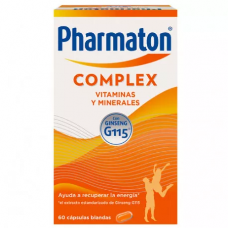 PHARMATON COMPLEX CON GINSENG 60 CAPSULAS