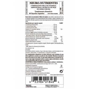 SOLGAR NEURO NUTRIENTES 60 CAPSULAS