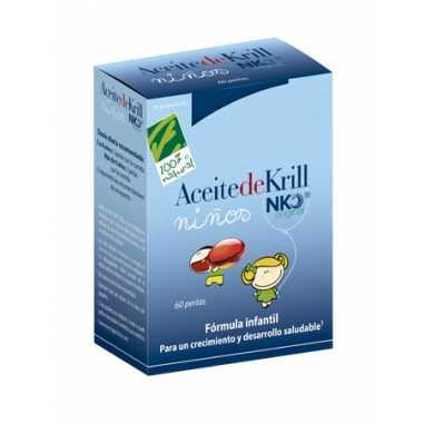 100% NATURAL ACEITE DE KRILL NKO NIÑOS 60 PERLAS