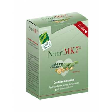 100% NATURAL NUTRI MK7 CARDIO 90 MCG 60 CAPSULAS