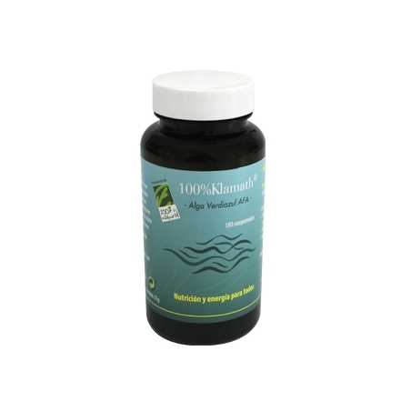 100% NATURAL 100% KLAMATH ALGAS VERDIAZULES AFA 150 COMPRIMIDOS