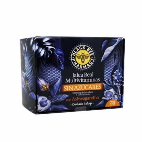BLACK BEE PHARMACY JALEA REAL MULTIVITAMINAS 20 VIALES 10 ML