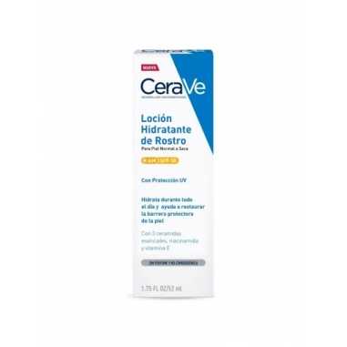 CERAVE LOCION HIDRATANTE DE ROSTRO SPF50 52 ML