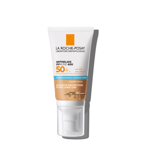 LA ROCHE POSAY ANTHELIOS UVMUNE 400 CREMA HIDRATANTE SPF50+ CON COLOR 50ML