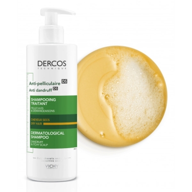 VICHY DERCOS CHAMPU ANTICASPA CABELLOS SECO 200 ML