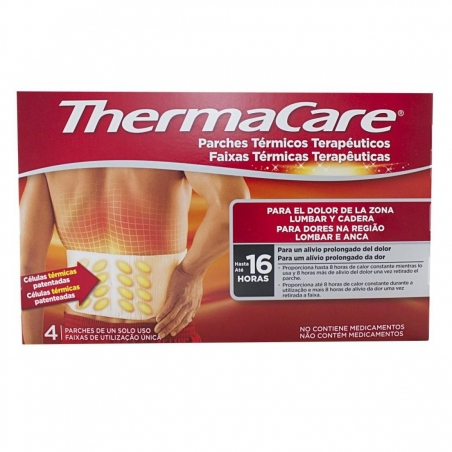 THERMACARE PARCHE TERMICO ZONA LUMBAR CADERA 4 P