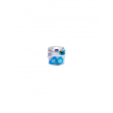 CHICCO PHYSIO AIR CHUPETE CAUCHO AZUL 0M+ 2 UDS