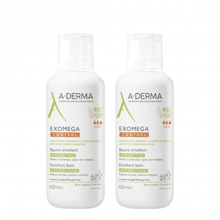 A-DERMA EXOMEGA CONTROL LECHE 2x400 ML