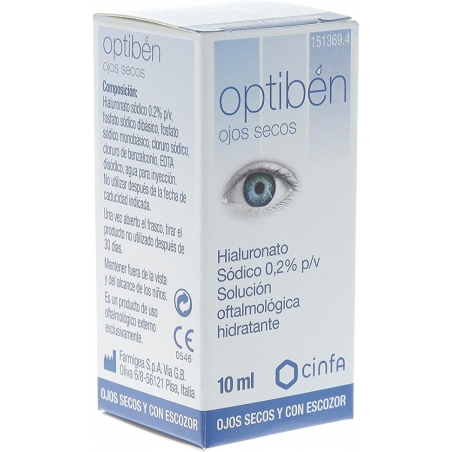 OPTIBÉN OJOS SECOS COLIRIO 10ML