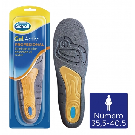 Scholl Plantillas Gel Activ Profesional Mujer 1 Par