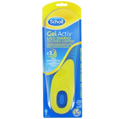Scholl Plantillas Gel Activ uso diario hombre 1...