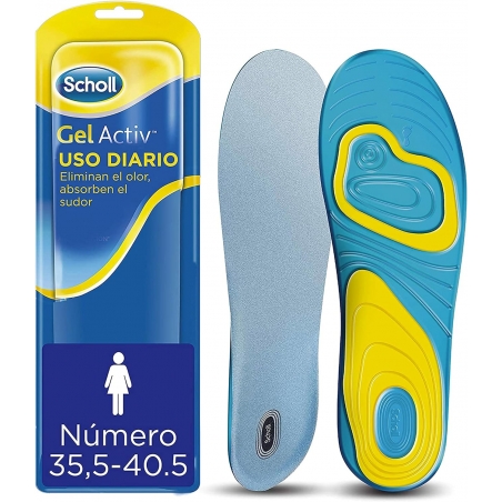 Scholl Plantillas Gel Activ uso diario mujer 1 par