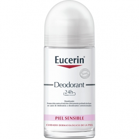 EUCERIN desodorante para piel sensible roll-On 24h 50 ml