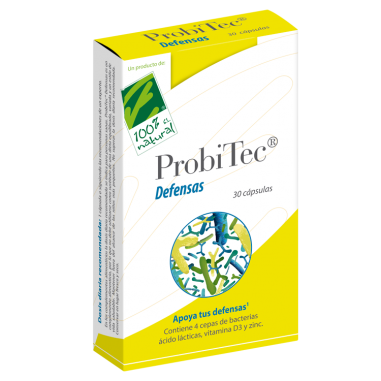 100% Natural ProbiTec Defensas 30 Caps