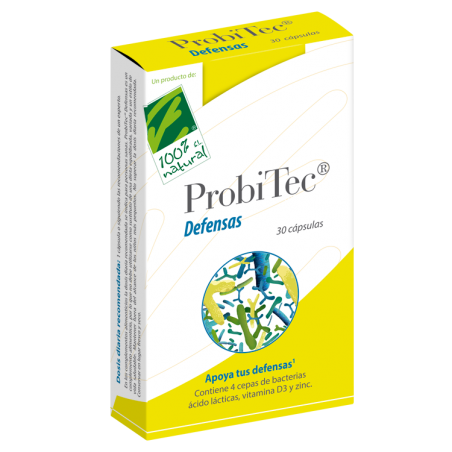 100% Natural ProbiTec Defensas 30 Caps