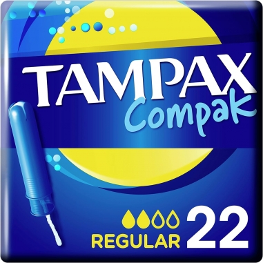 Tampax Compak Regular tampones con aplicador 22uds