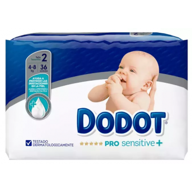 Dodot Pro Sensitive+ Pañal Talla 2 36uds
