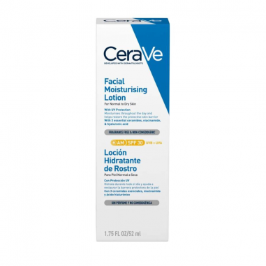 CERAVE LOCION HIDRATANTE DE ROSTRO SPF30 52ML