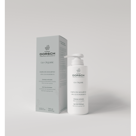 Farma Dorsch Go Organic Champú Anticaída Pelo Normal Graso 500Ml